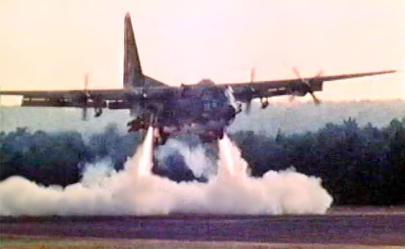 The Credible Sport rocket-modified C-130 prototype