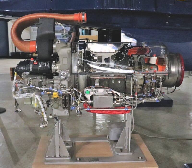 An Airbus A320 Auxiliary Power Unit, a small gas-turbine engine