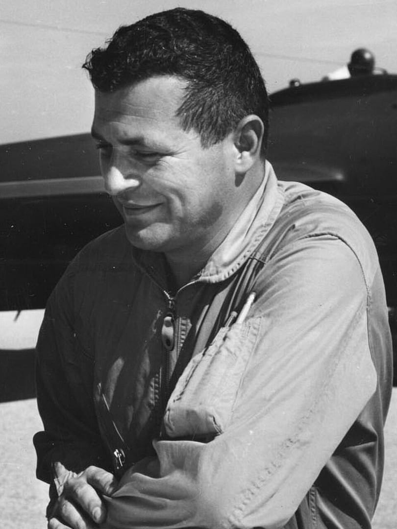 Francis Gary Powers and Kelly Johnson U-2 spy plane