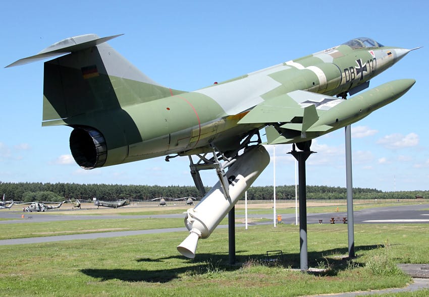 Der waghalsige, raketengetriebene F-104 Starfighter ZeLL.