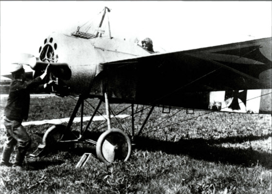 Oswald Boelcke's Fokker airplane, the mount of the father of aerial combat tactics