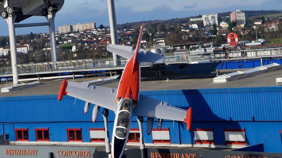 L-39 Albatros on runway ready for civilian flight