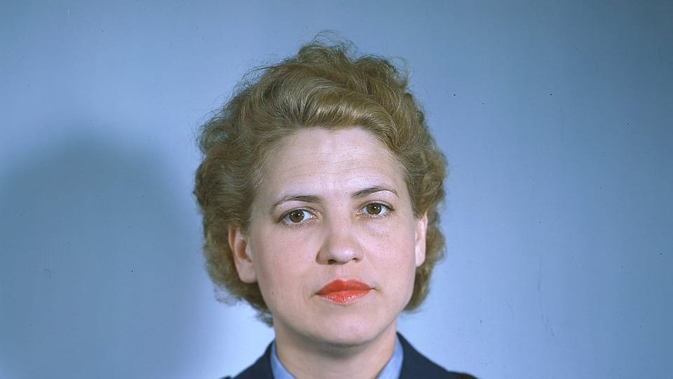 Jacqueline Cochran Portrait Recomposed