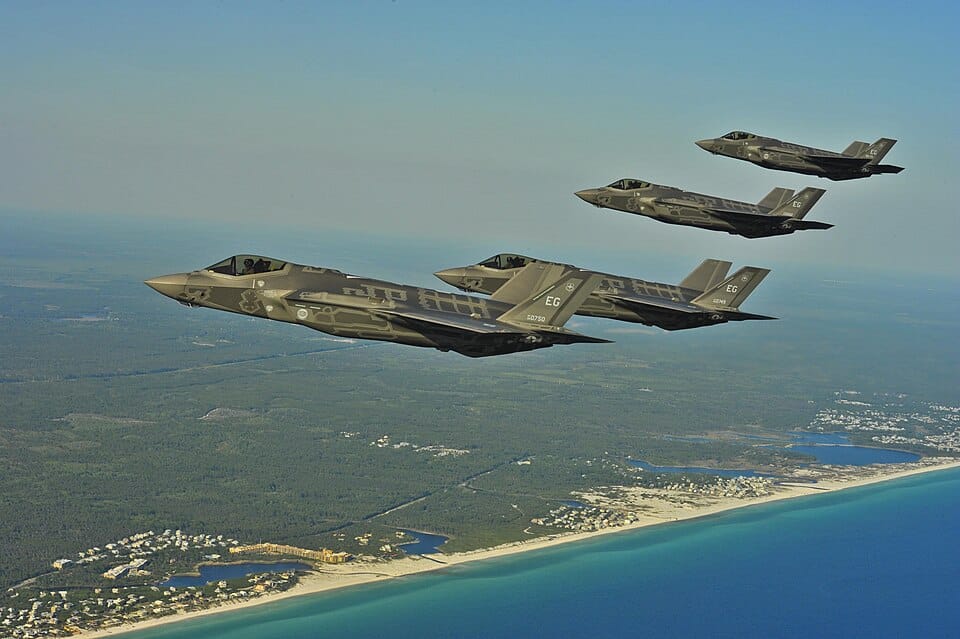 F-35A Maintenance Line