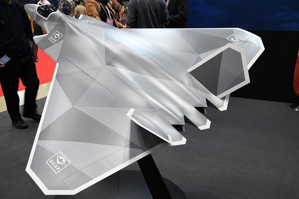 GCAP sixth generation fighter concept model