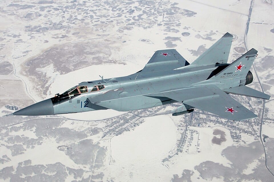 MiG-31 Foxhound interceptor Russian Air Force