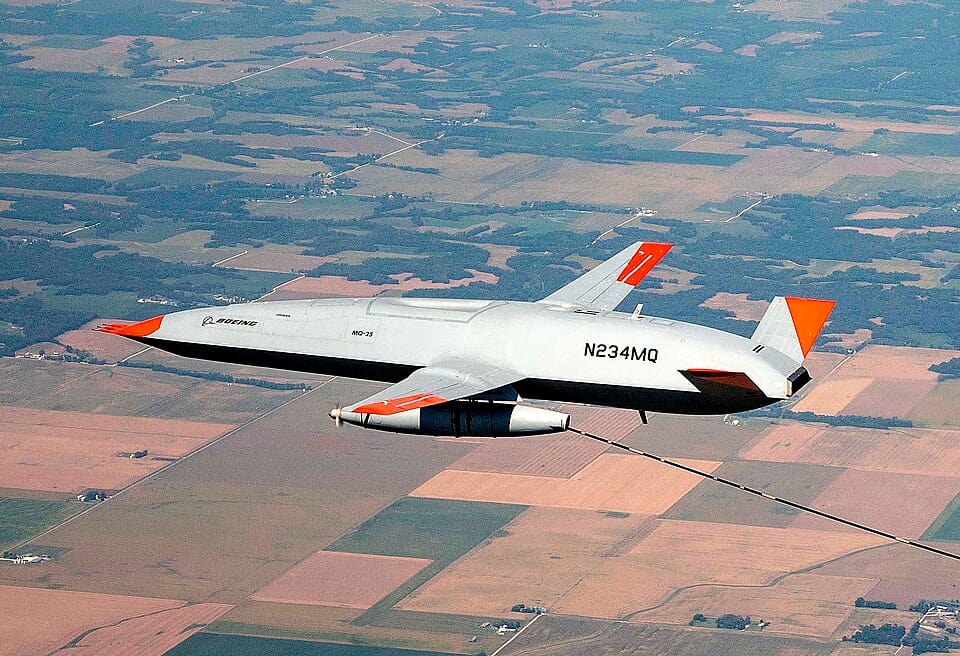 mq-25-stingray-autonomous-taxi-2026 MQ-25 Stingray autonomous carrier drone refueling F-35C