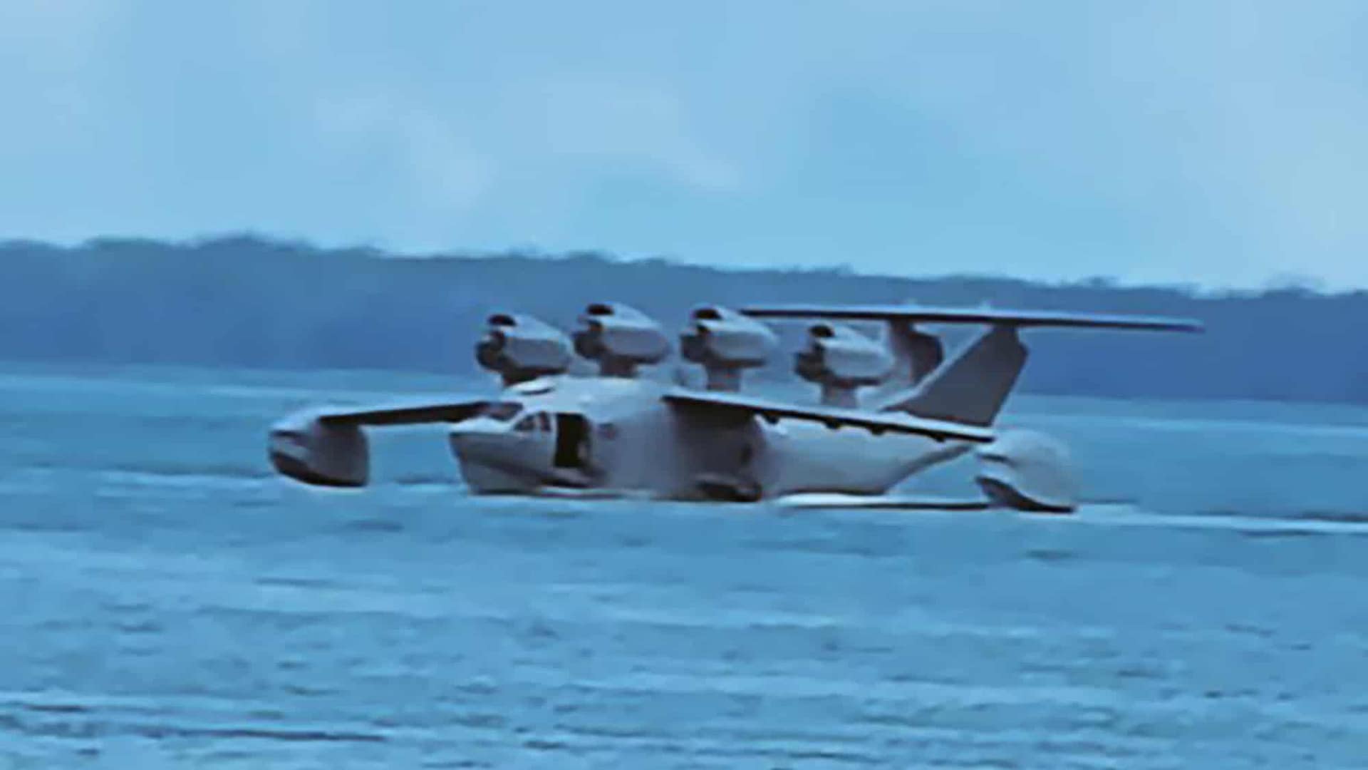 First photograph of the Chinese Bohai ekranoplan, July 2025