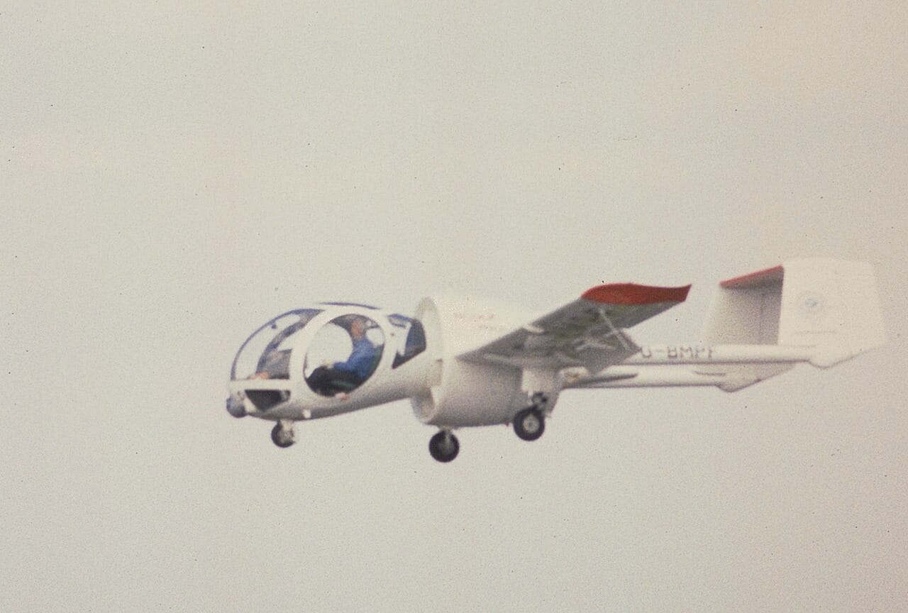 Edgley EA-7 Optica at Farnborough 1988