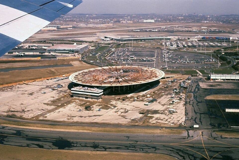 JFK Airport aerial view New York