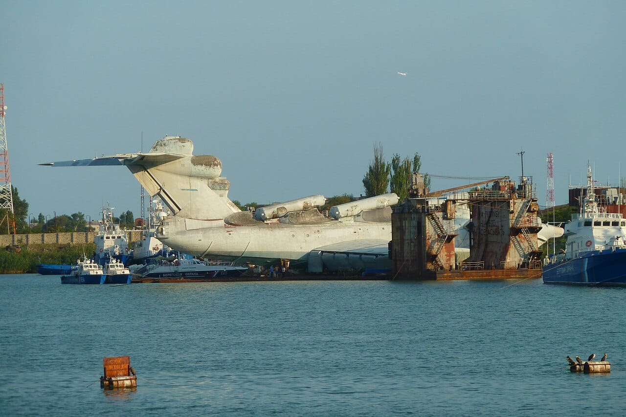 The Soviet Lun-class ekranoplan