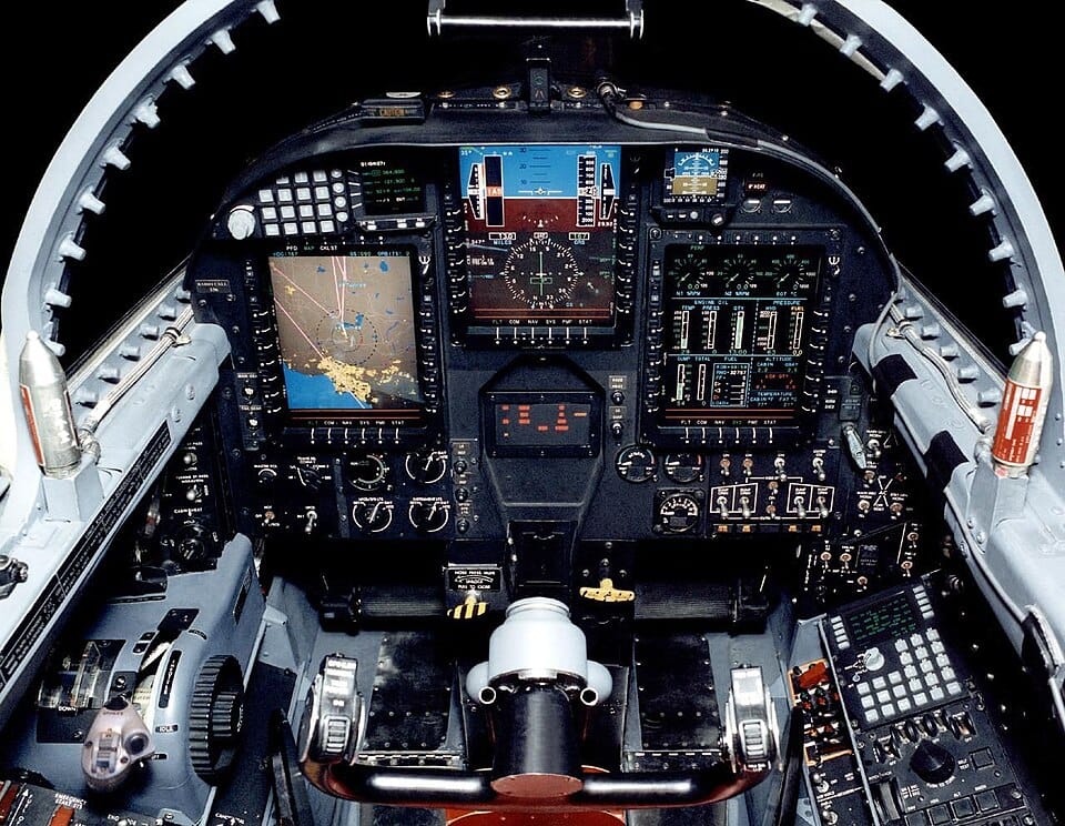 Cabina di pilotaggio dell'U-2 Dragon Lady