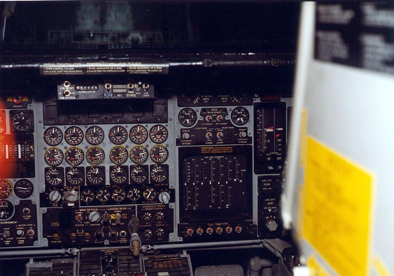XB-70A Valkyrie moments after mid-air collision with F-104 Starfighter June 1966