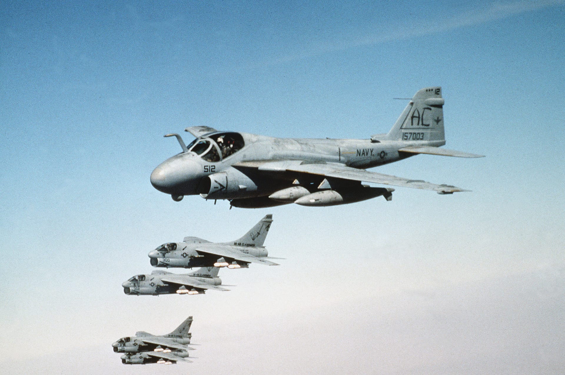 A-6E Intruder of VA-75 during Operation Desert Storm 1991