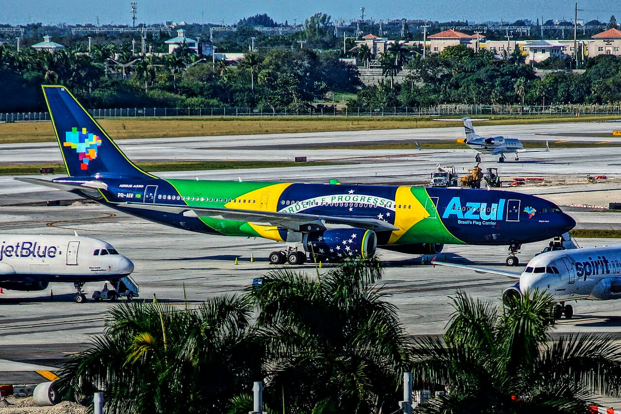 Un Airbus A330 d'Azul à Fort Lauderdale