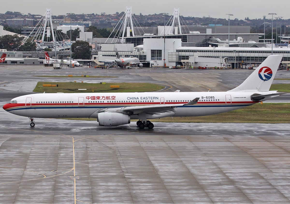Airbus A330-300 der China Eastern Airlines am Flughafen Sydney