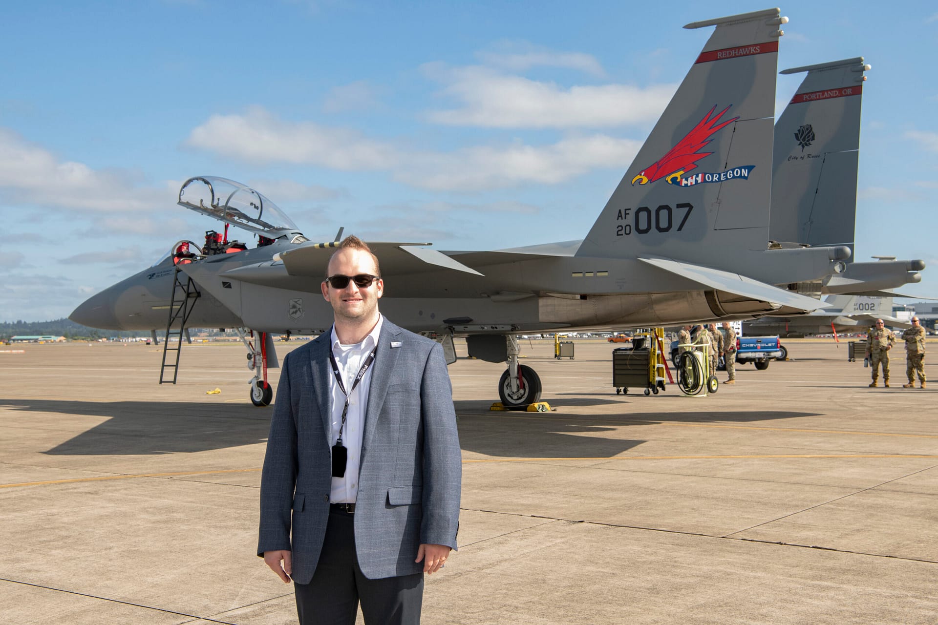 F-15EX Eagle II at Portland Air National Guard Base