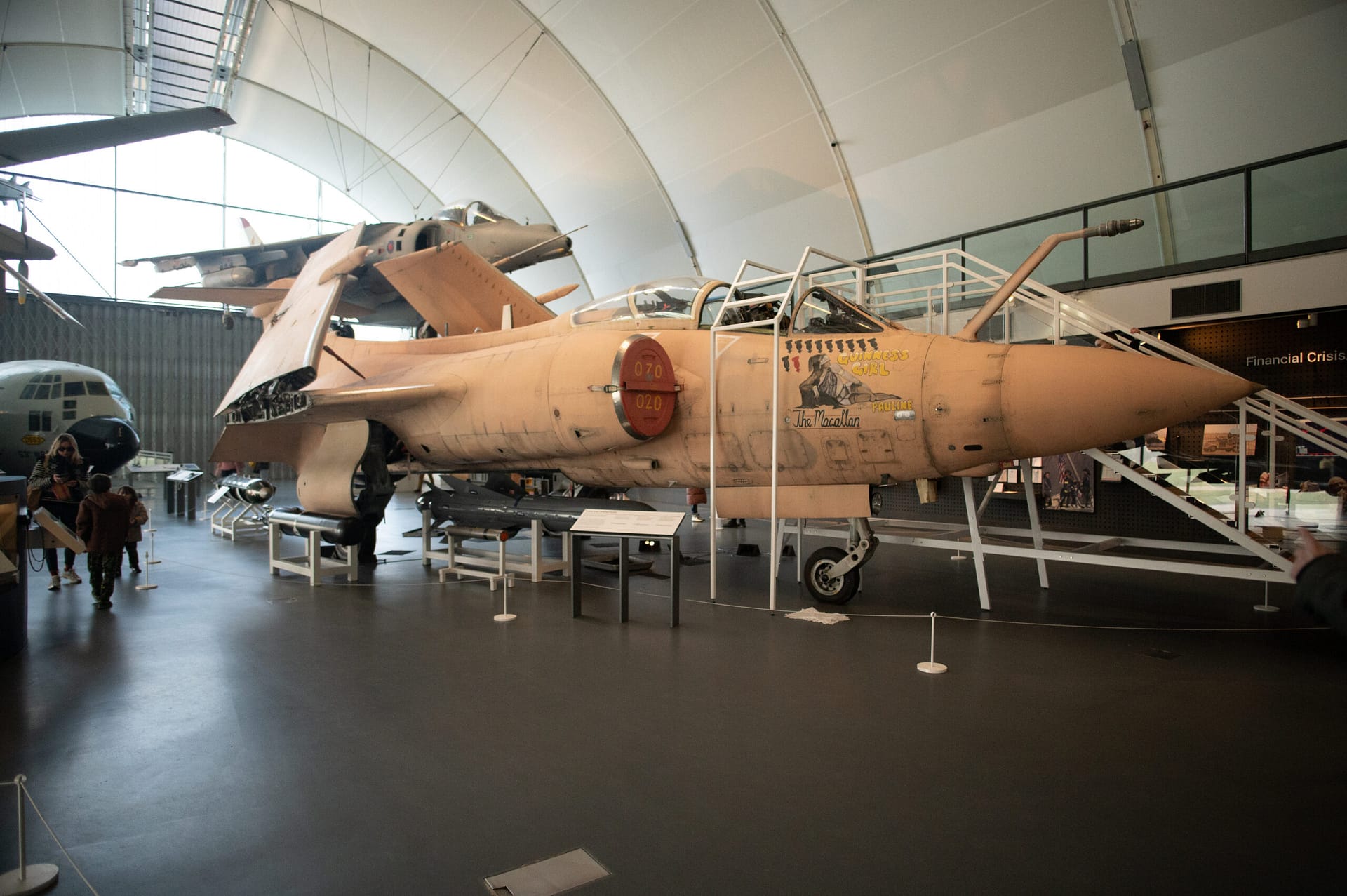 A Hawker Siddeley Buccaneer S.2B on display