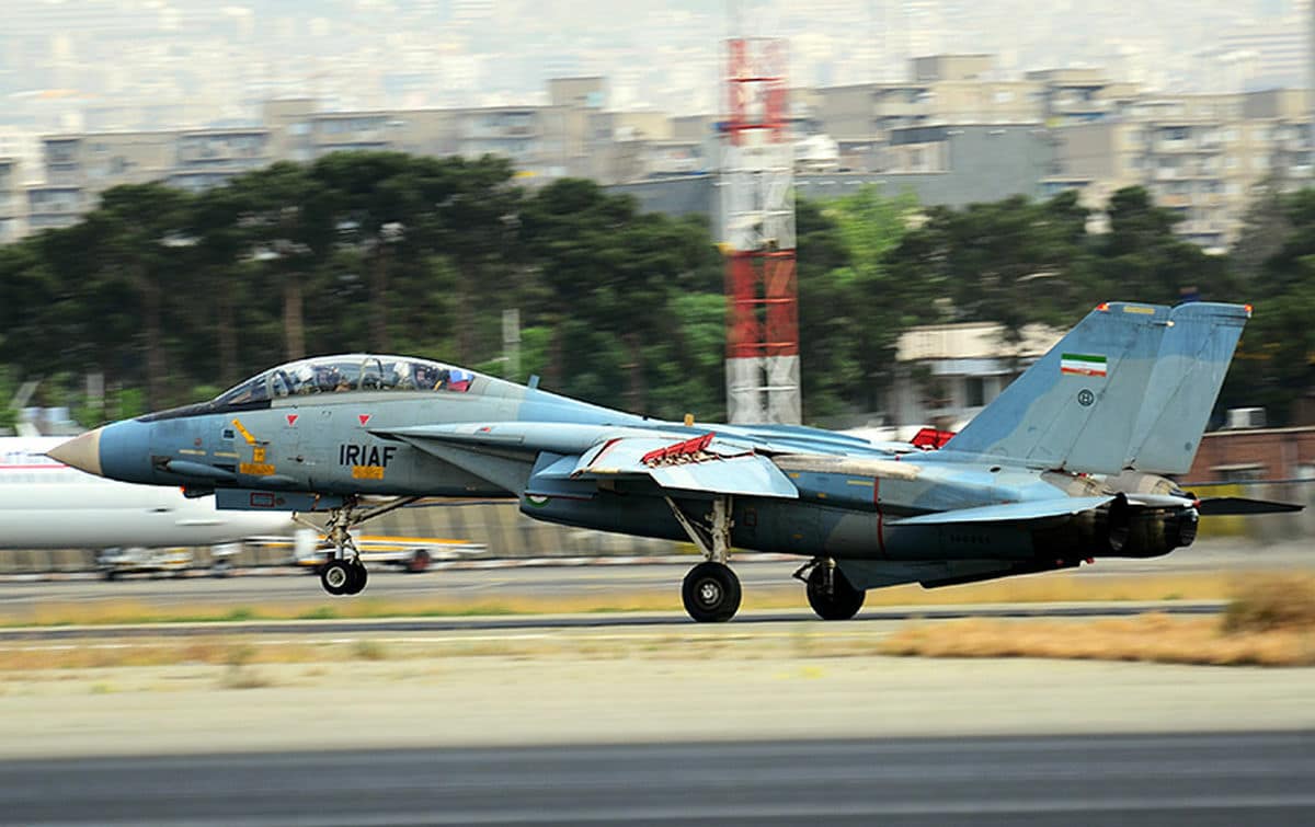 Iranian F-14 Tomcat at Mehrabad in 2013