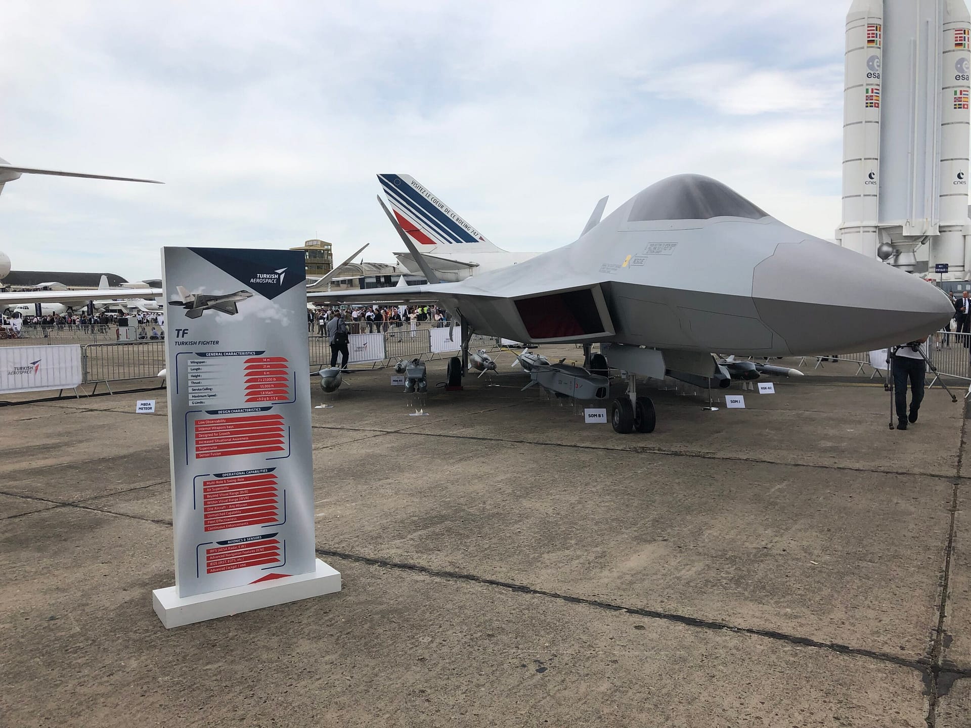 KAAN TF-X mockup at Le Bourget 2019