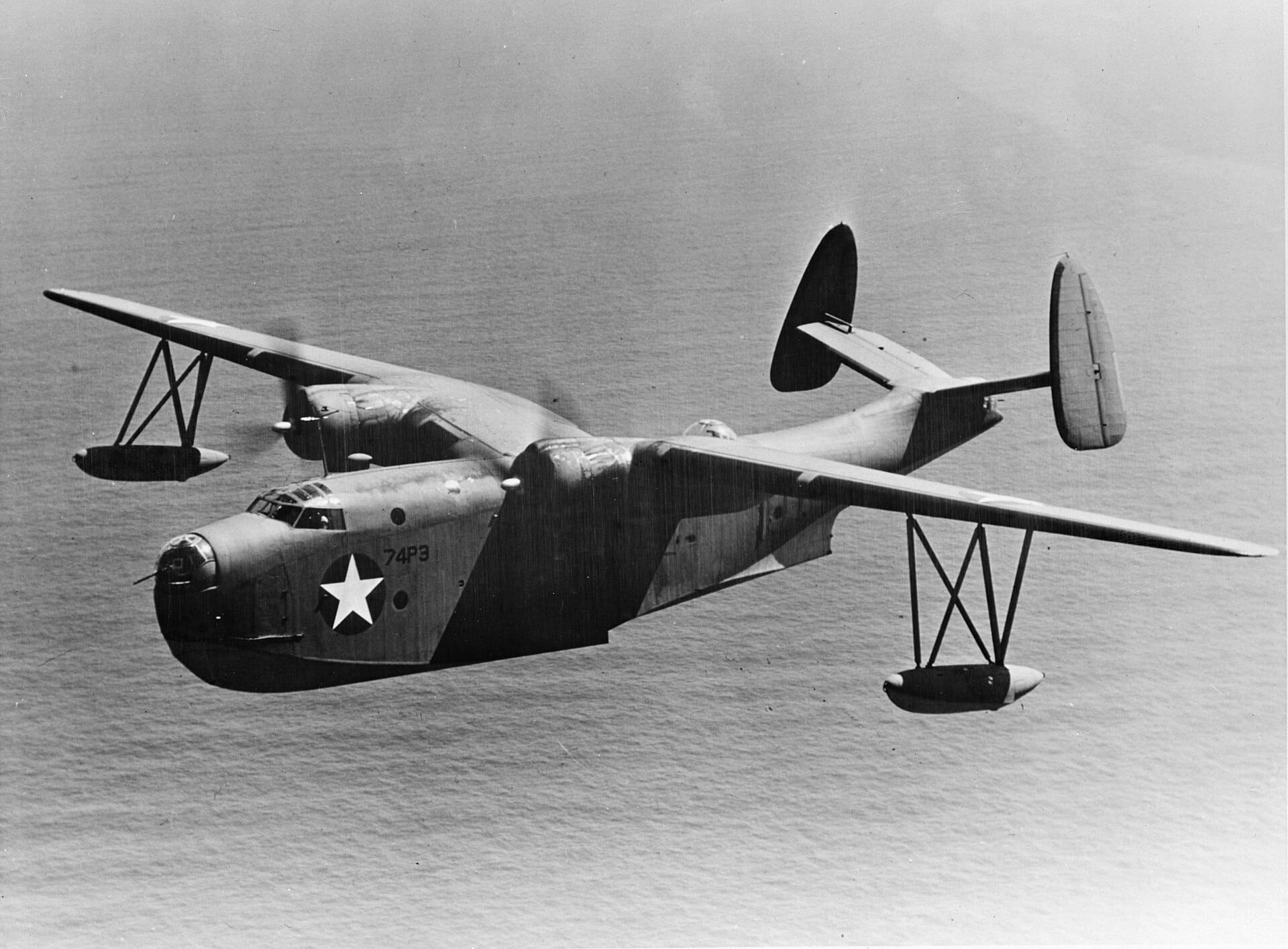 A Martin PBM Mariner flying boat