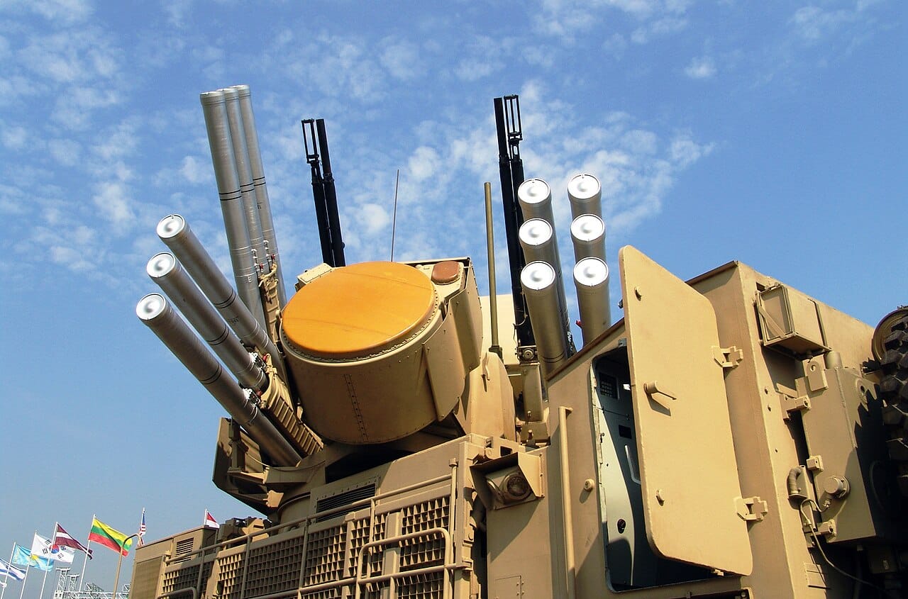 Russian Pantsir-S1 short-range air defense system
