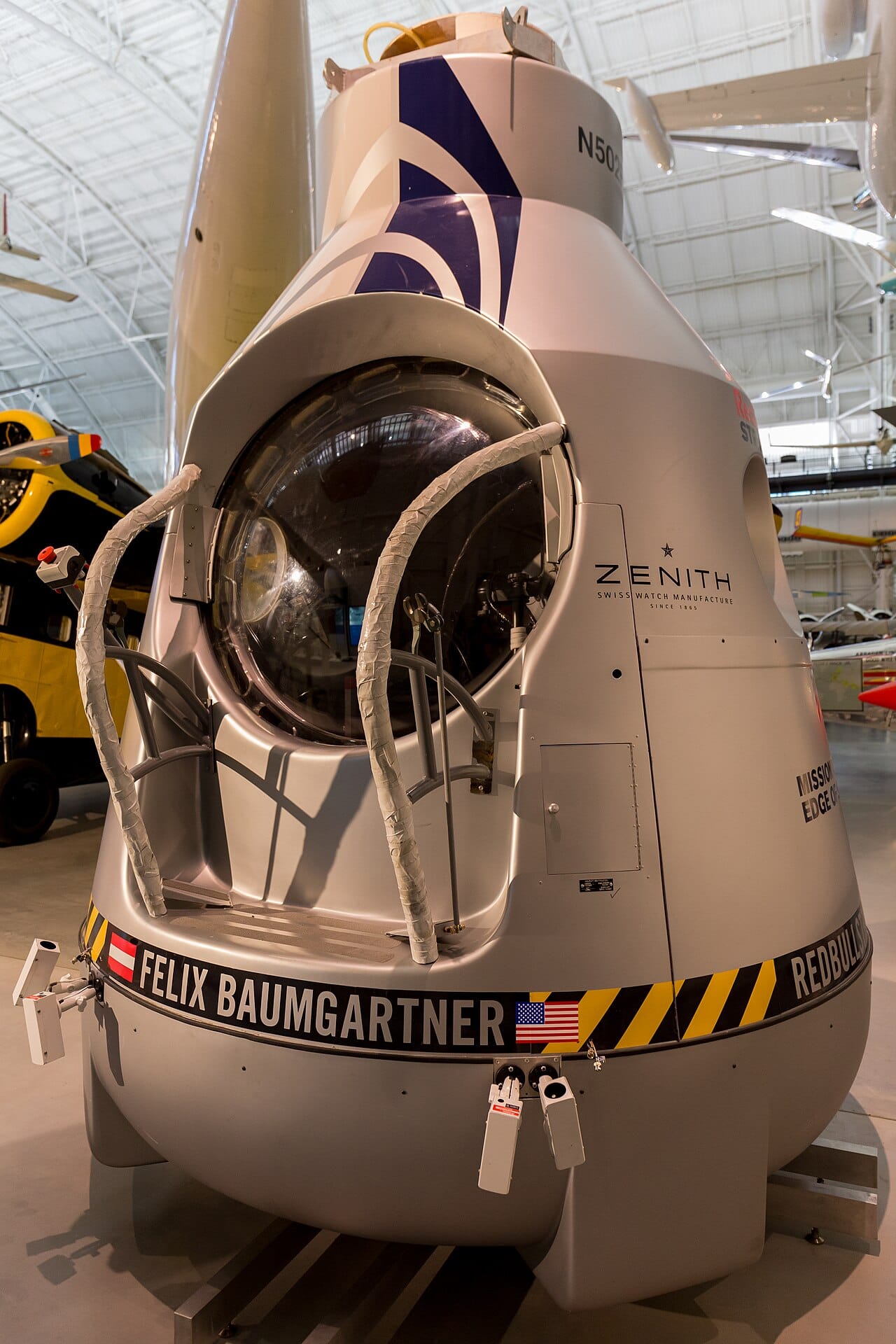 La capsule Red Bull Stratos exposée au Smithsonian