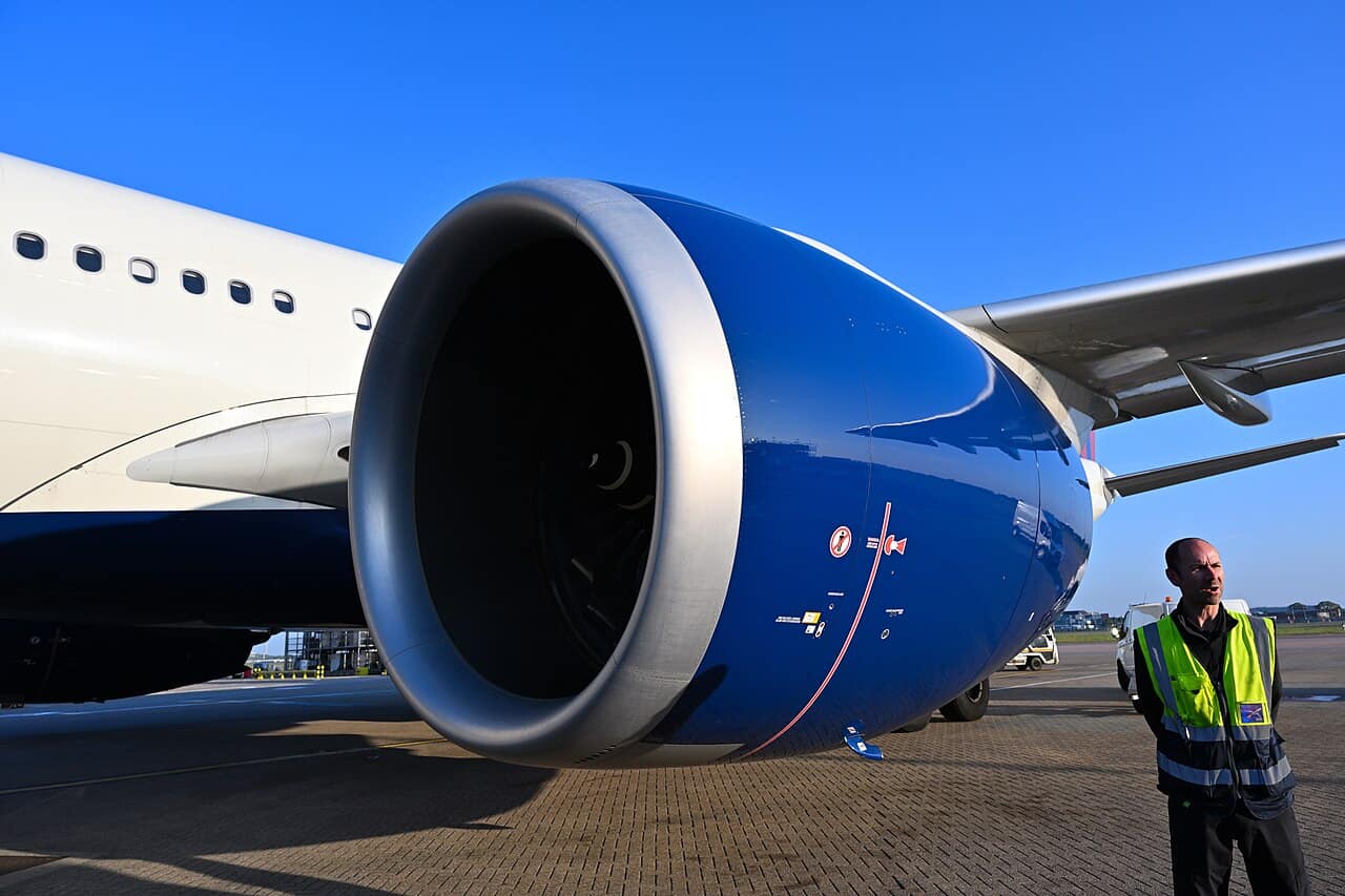 Rolls-Royce Trent 7000 Triebwerk in einem Airbus A330-900neo