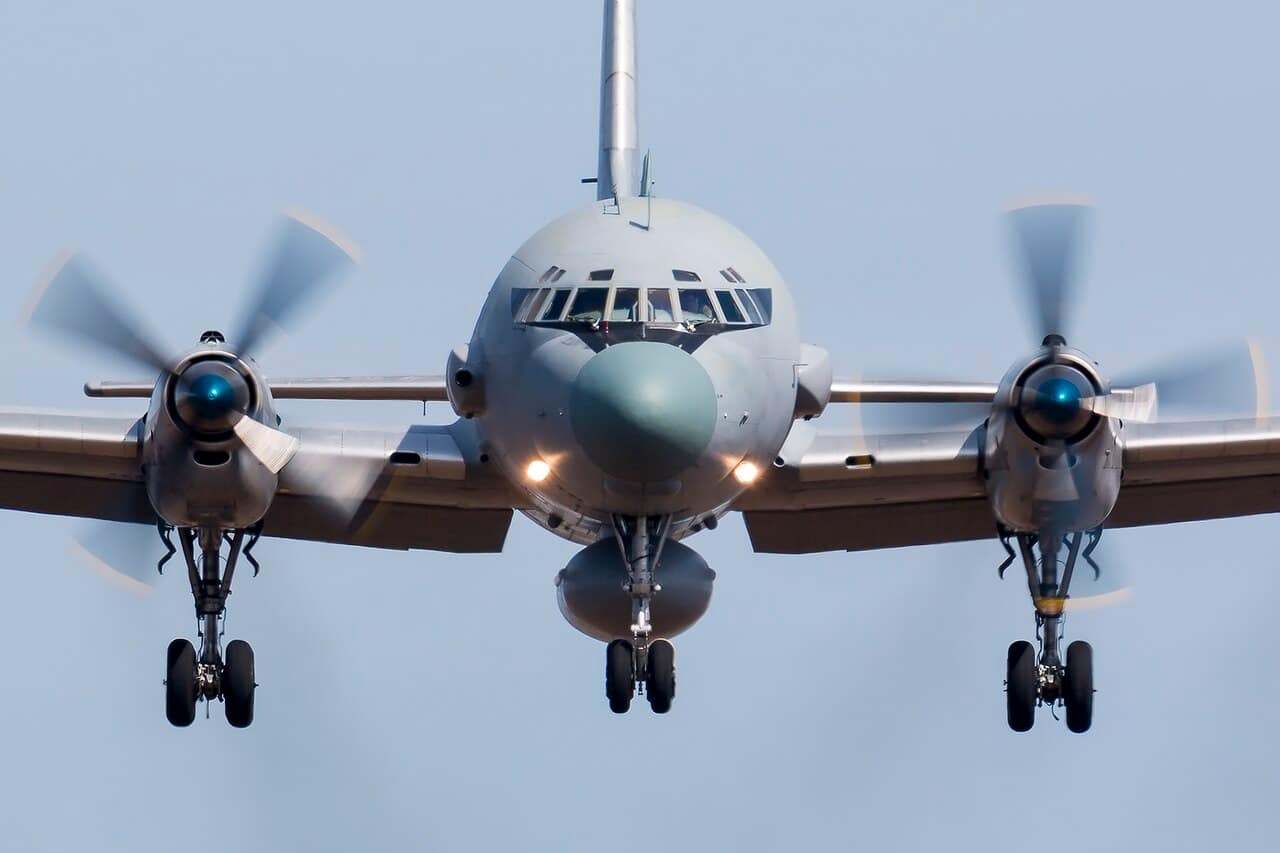 Russian Ilyushin Il-20M Coot-A electronic intelligence aircraft
