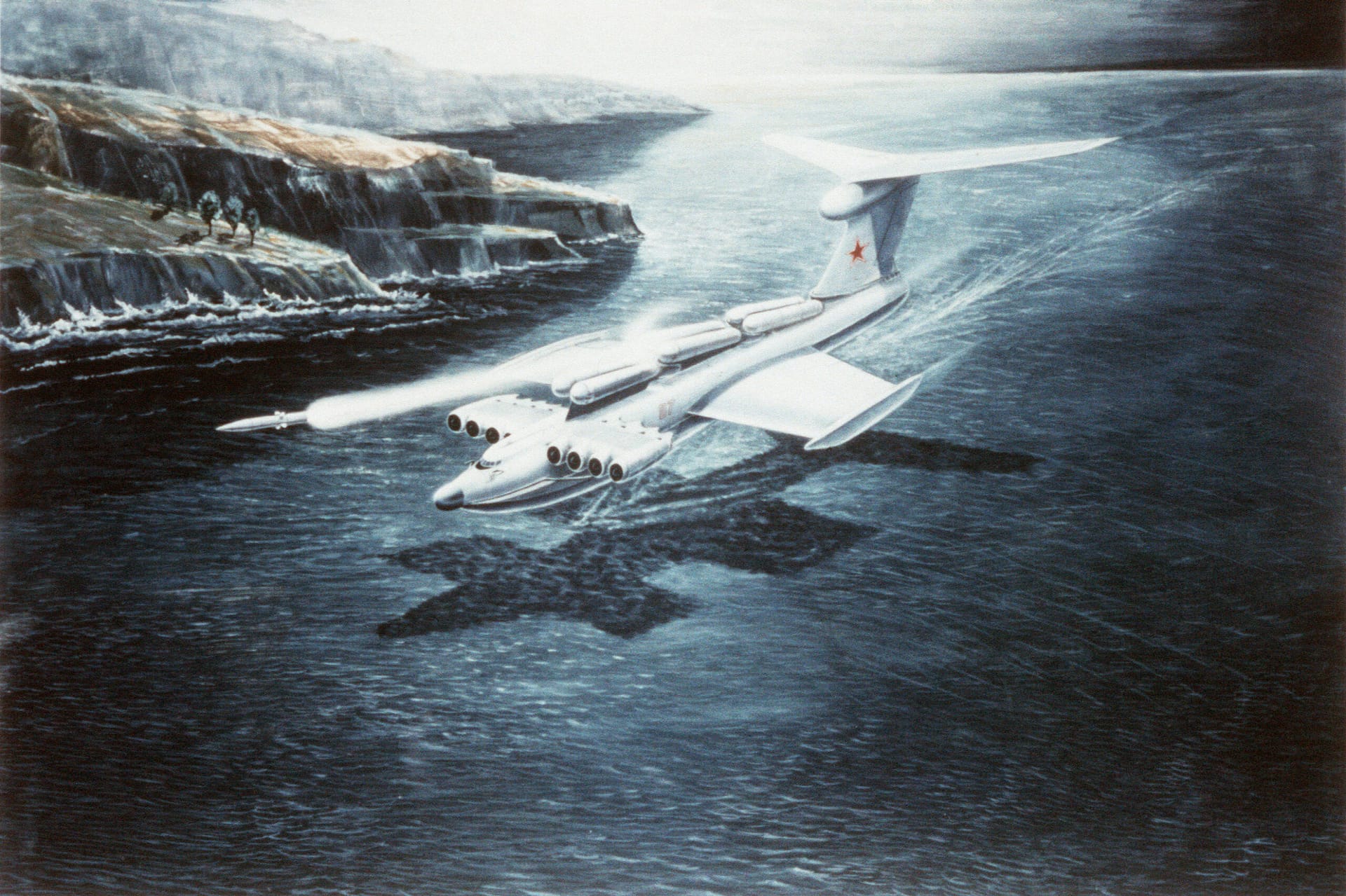 Soviet wing-in-ground-effect concept