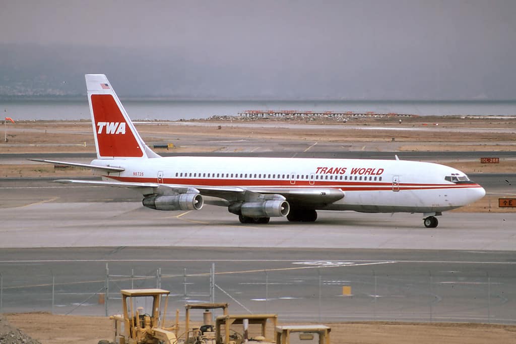 TWA Boeing 707-131B in Trans World Airlines Lackierung