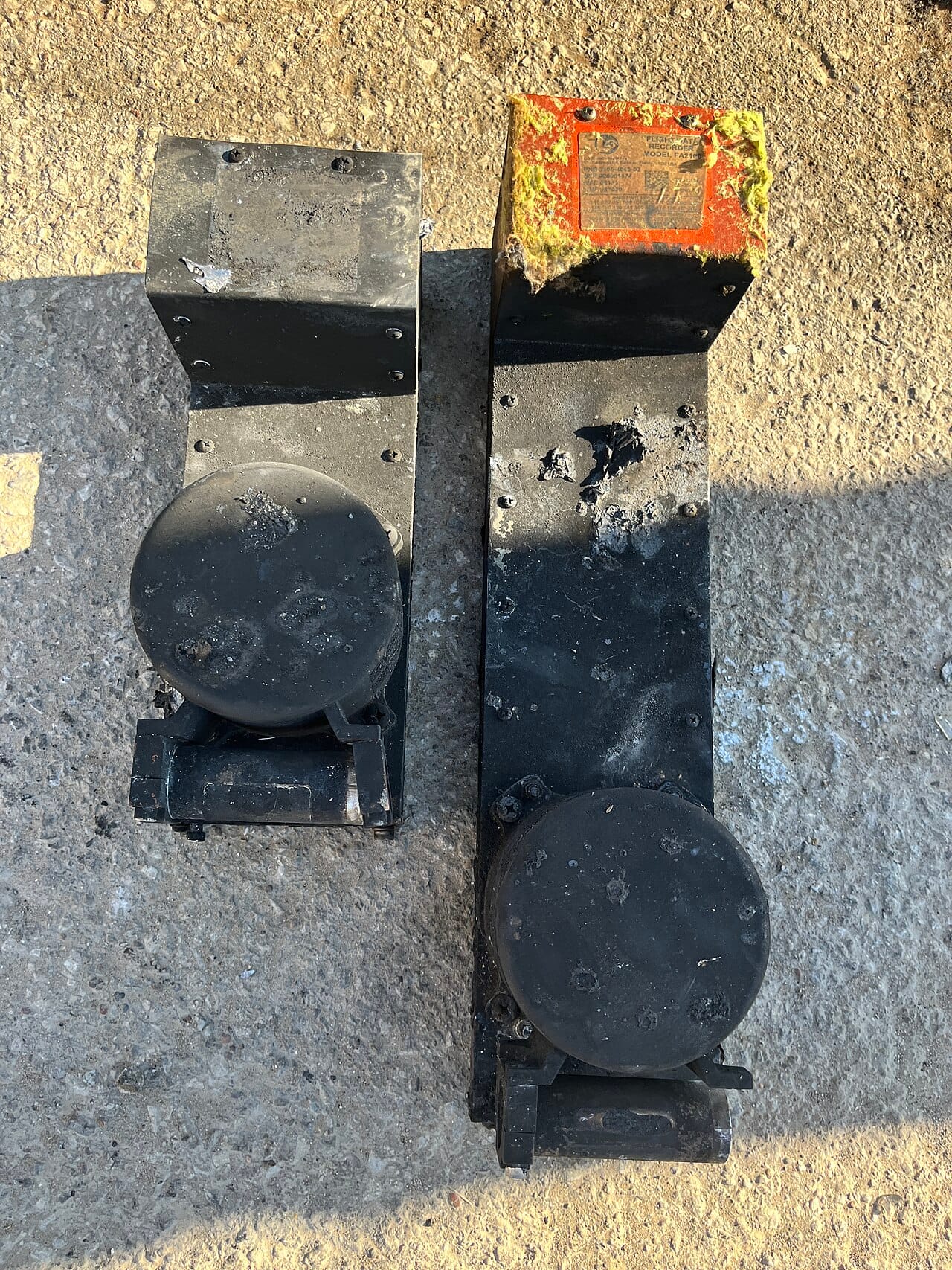 The cockpit voice recorder and flight data recorder recovered from UPS Flight 2976