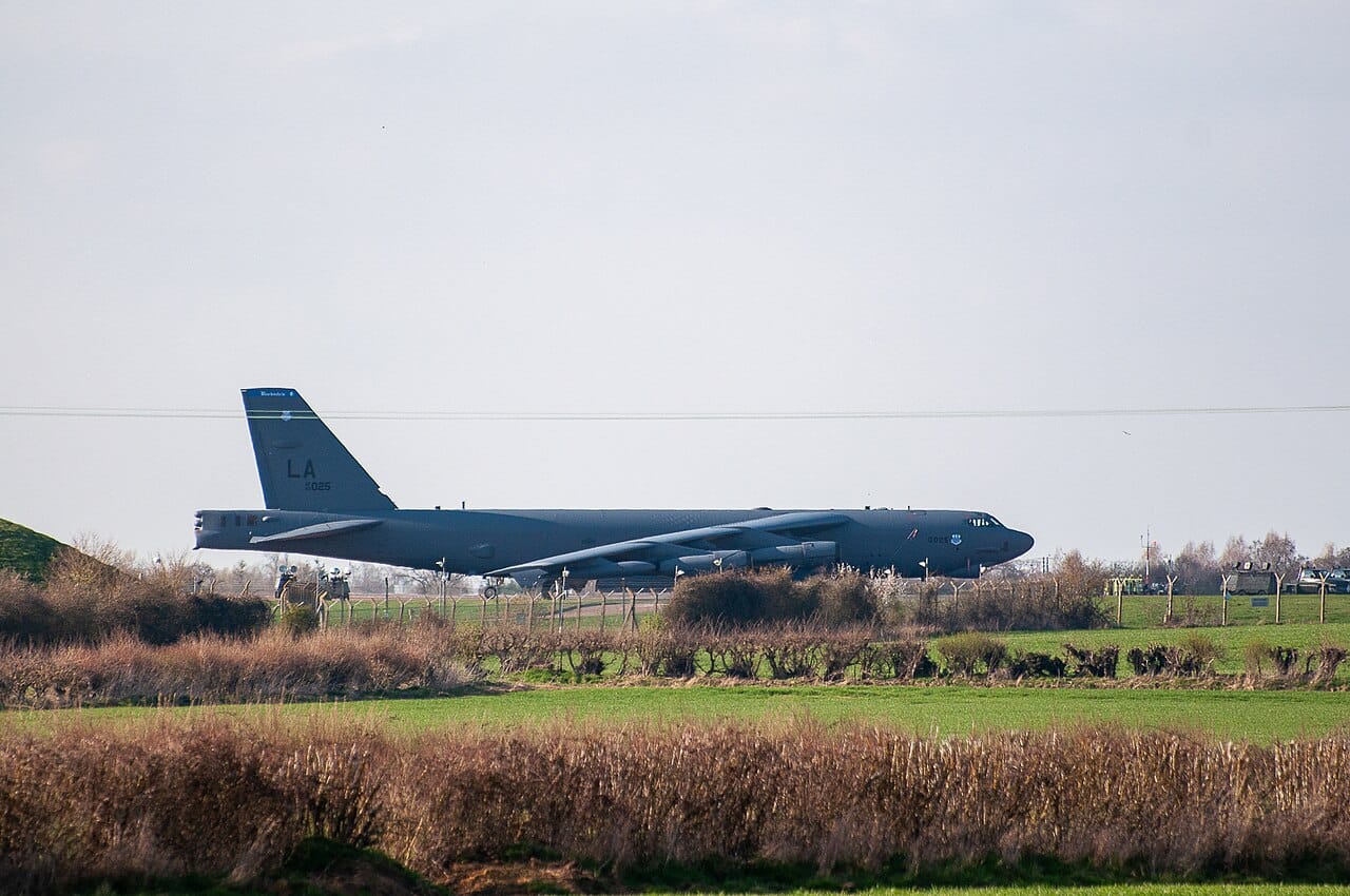 B-52 bomber at RAF Fairford
