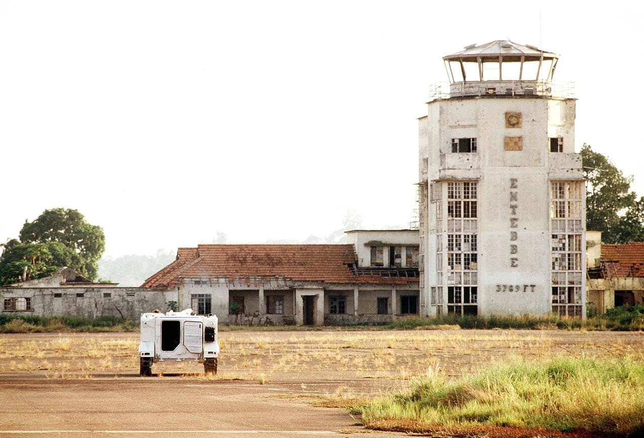 The old terminal at Entebbe Airport