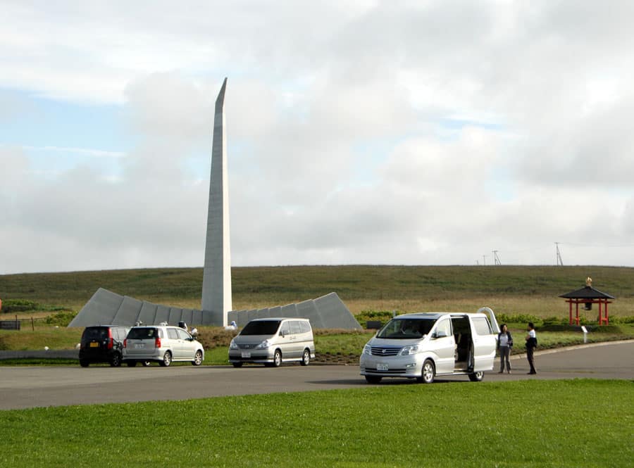 Tower of Prayer memorial at Cape Soya