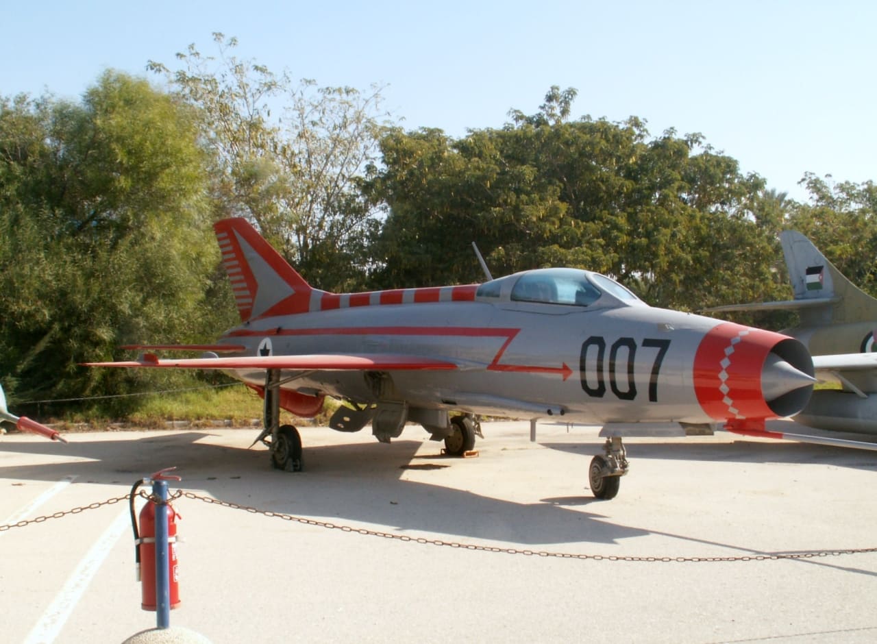 Munir Redfa MiG-21 007 at the IAF Museum Hatzerim