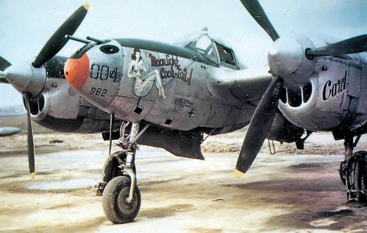 A P-38G Lightning the same variant used on the Yamamoto intercept mission