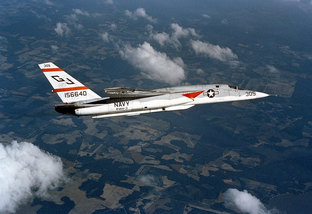 An RA-5C Vigilante in flight