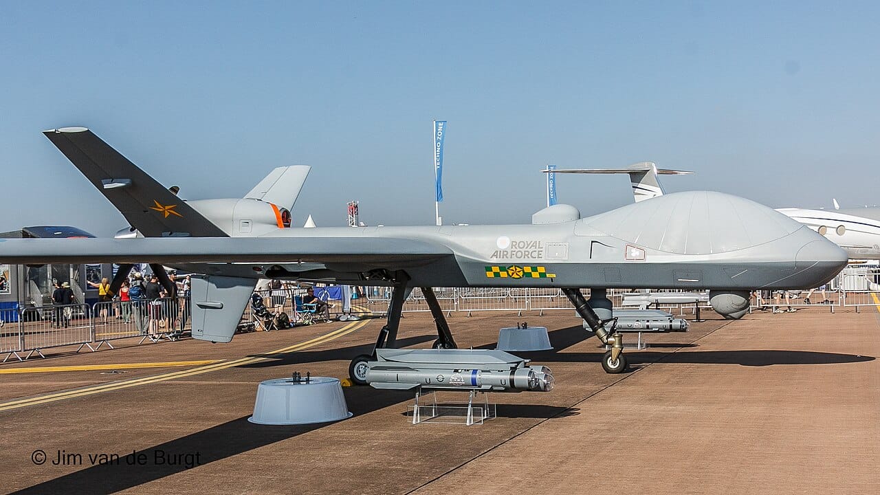 RAF MQ-9 Reaper at RAF Fairford