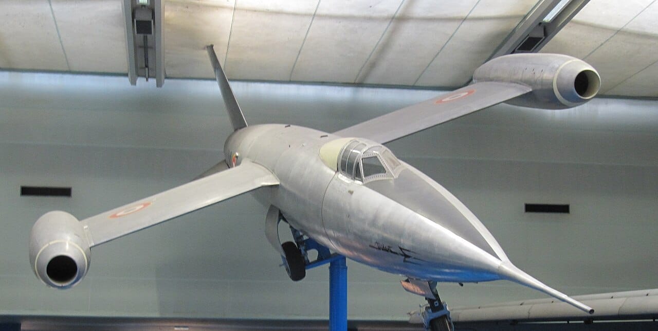 El tridente SNCASO superviviente conservado en el Musée de l'Air et de l'Espace