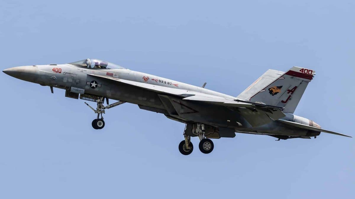VFA-87 CAG Super Hornet mit JDAM-Zählungen