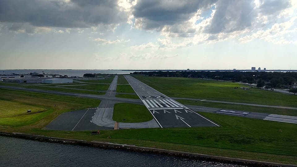 Peter O. Knight Airport in Tampa, Florida — the tiny airfield where a C-17 accidentally landed
