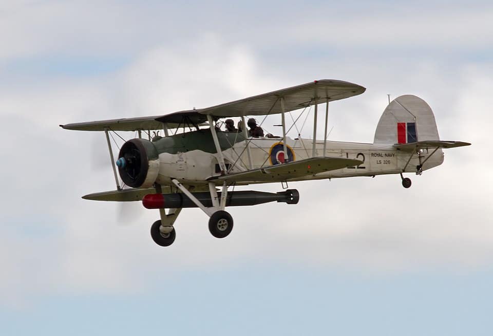 Fairey Swordfish with torpedo