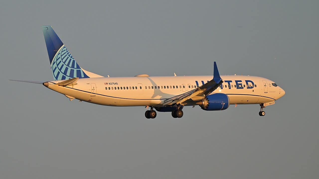 Boeing 737 MAX 9 United Airlines