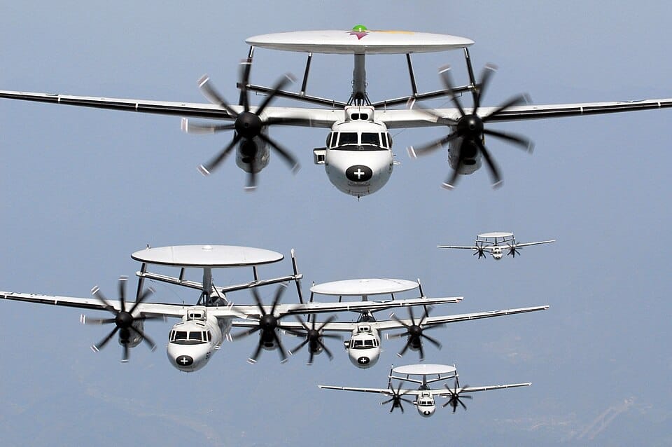 E-2C Hawkeye on a carrier