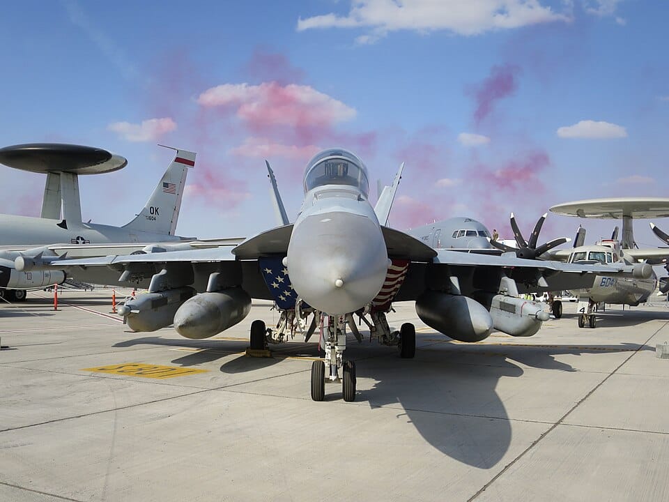 EA-18G Growler at the Dubai Airshow, 2019
