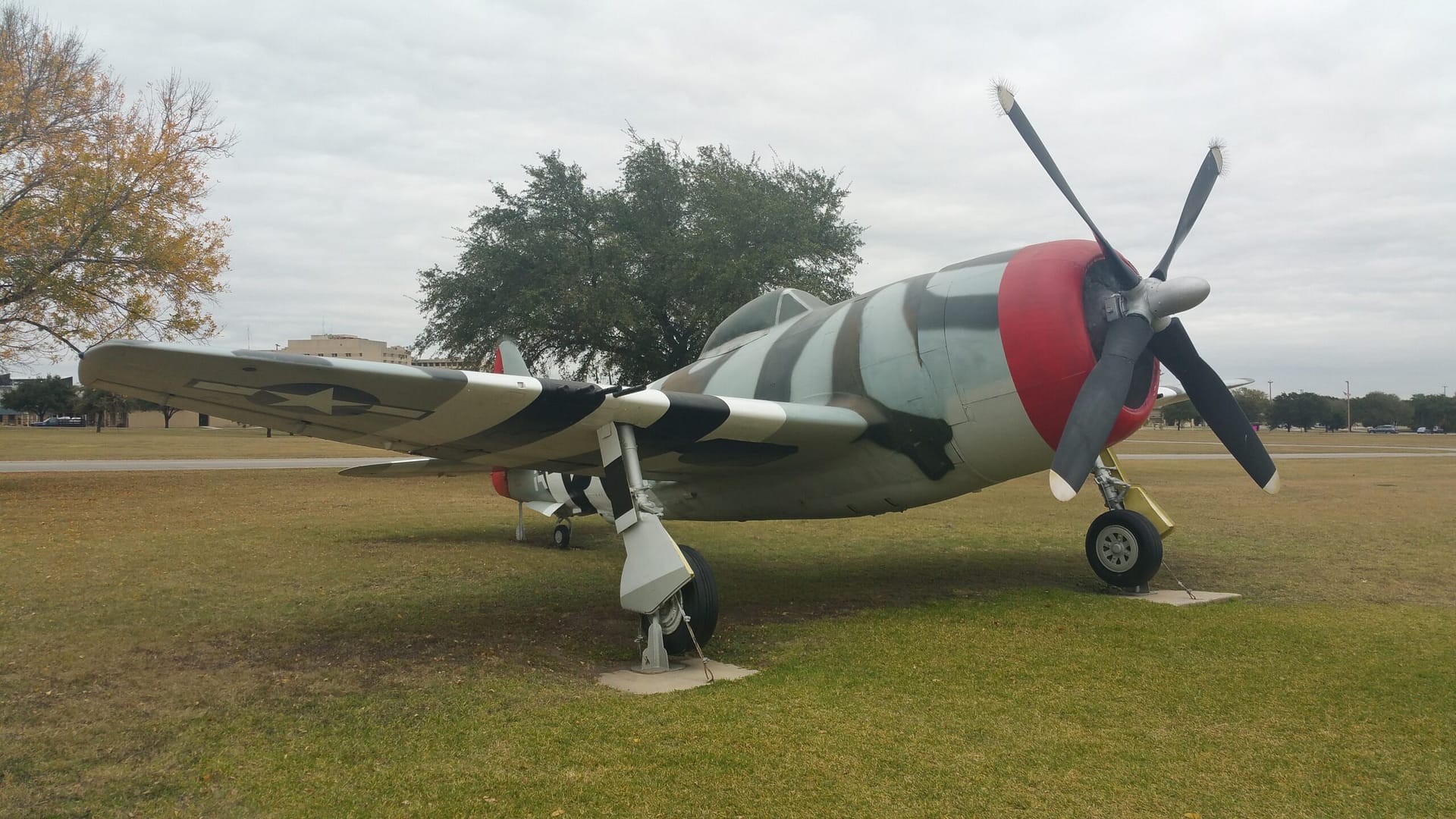 Preserved P-47N Thunderbolt with square wingtips