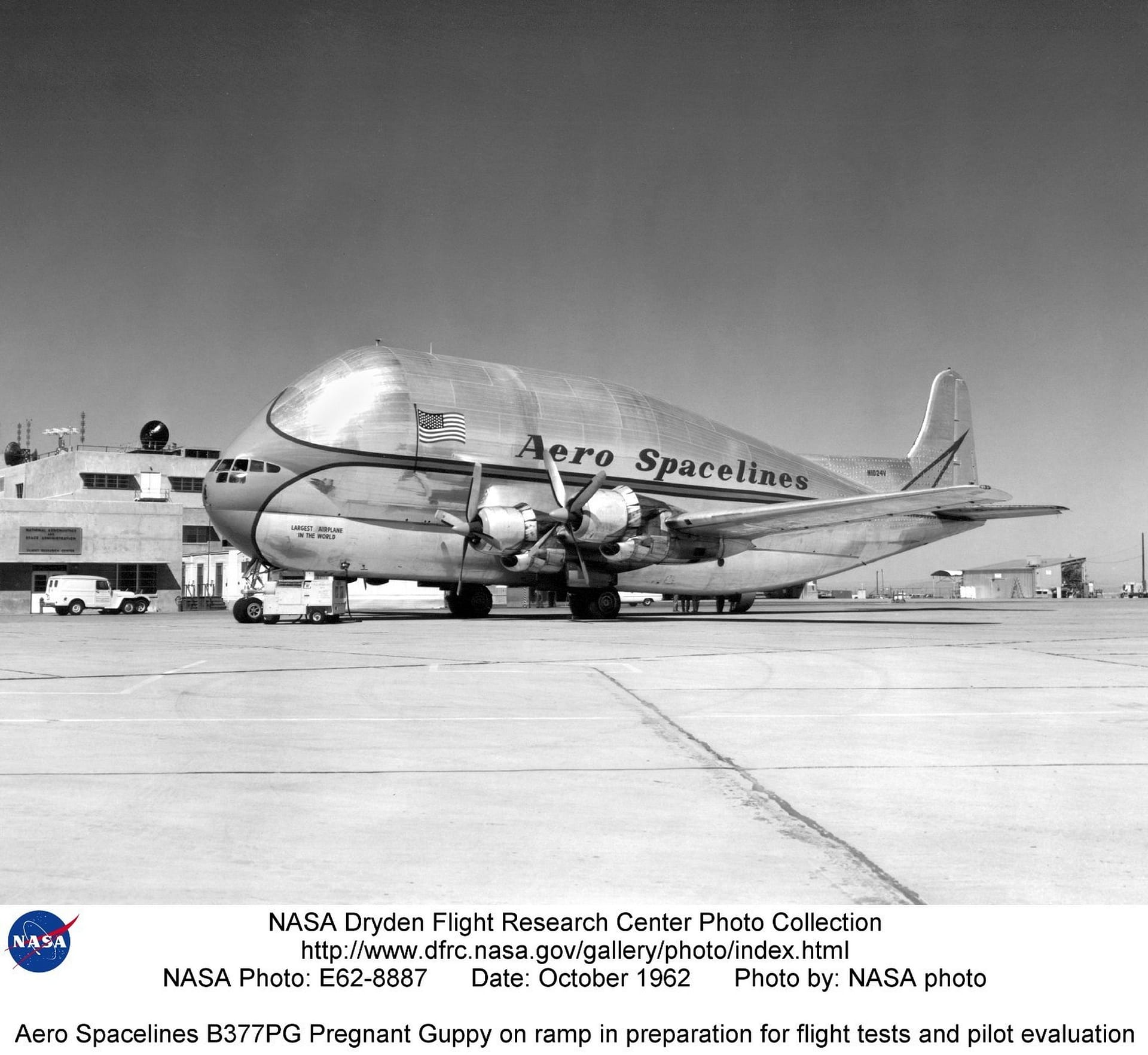 Aero Spacelines Pregnant Guppy NASA cargo aircraft