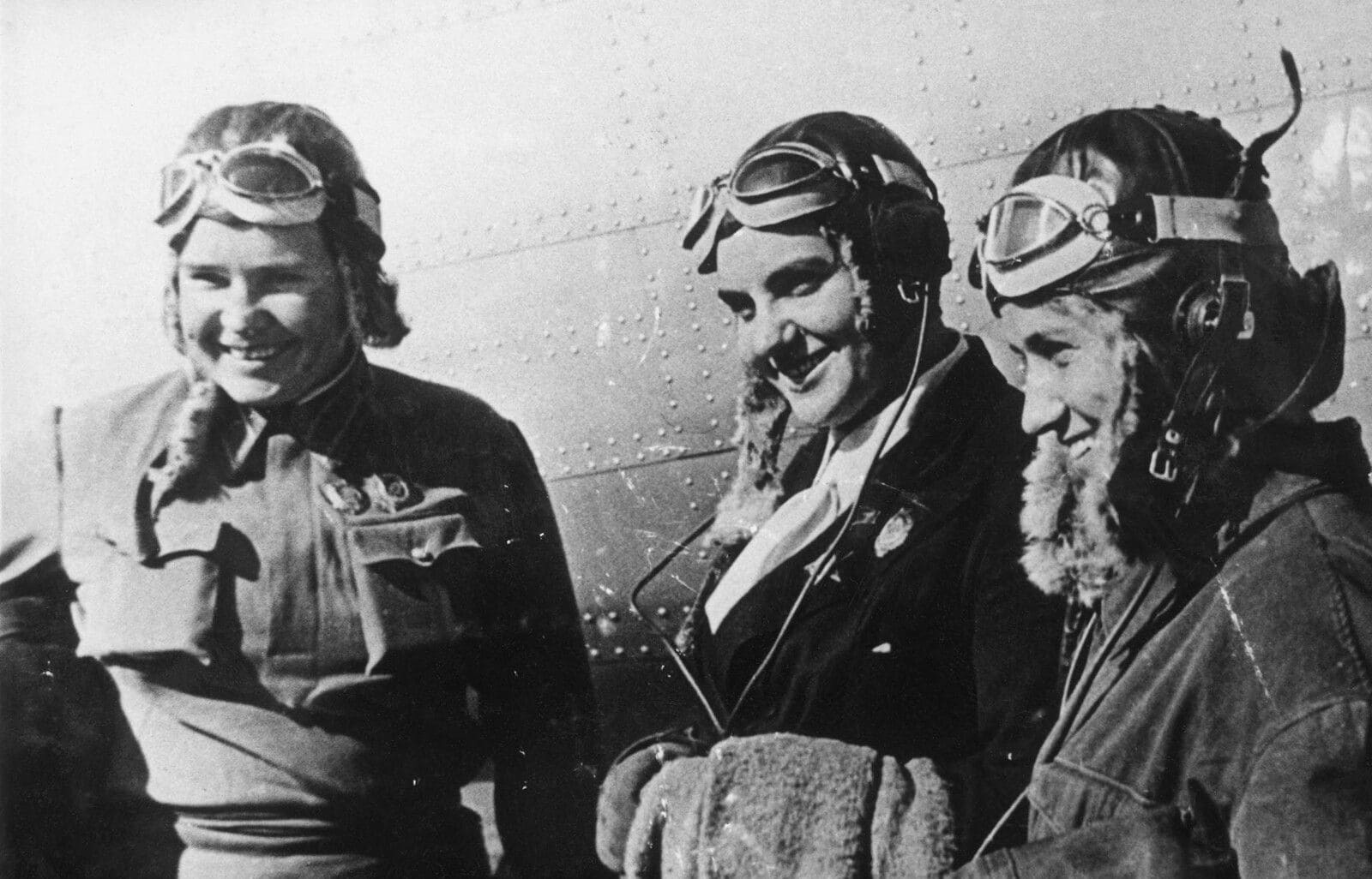 Soviet women pilots Osipenko, Grizodubova, Raskova