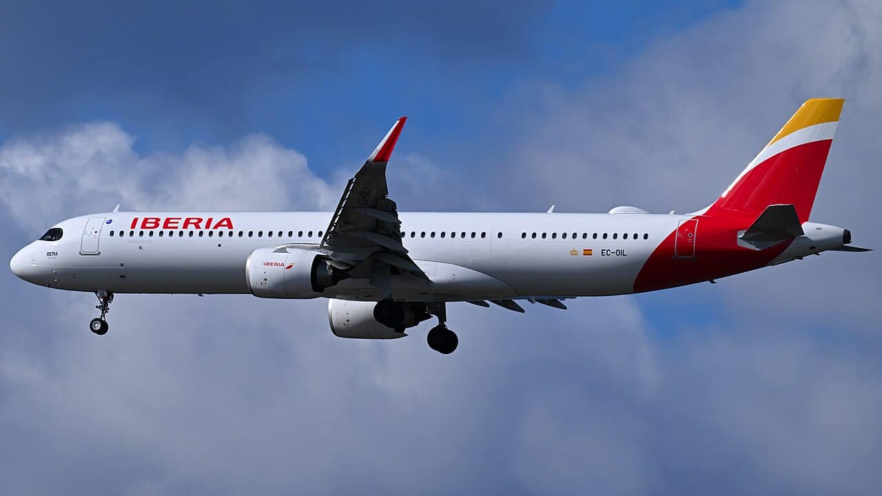 Airbus A321XLR on transatlantic approach